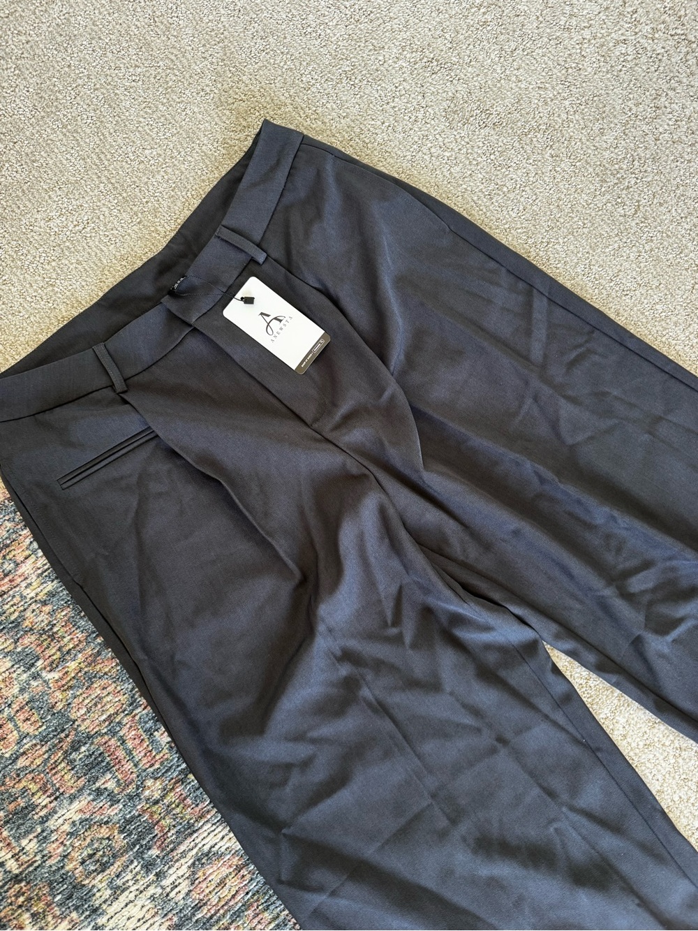 Women dark grey Dress Pants - Classic Tailored Fit